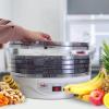 Total Chef Food Dehydrator – 5 BPA-Free Tray, Air Drying Jerky, Fruit, Vegetable, Mushroom, Meat, Fish & More, Counter Top Alimentos Deshidratador For Home With Dishwasher Safe Trays Rack