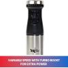 Total Chef Immersion Blender – Electric Handheld Stick Mixer with Stainless Steel Shaft, Variable Speed for Smoothies, Soups, Milkshakes, Baby Food, Puree, Batidora de Inmersión