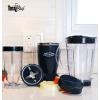 Total Chef Miracle Blender – Electric Mixer for Smoothies, Ice Crush & Pulse Function, Heavy Duty Bullet Pitcher, Kitchen Appliance, Dishwasher-Safe Jar, Black