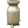 KoolScapes 75-Gallon Rain Barrel – Outdoor Water Storage & Rainwater Collection, Recycled Plastic, Brass Spigot, Stone-Look Design for Sustainable Garden & Lawn Watering – Beige