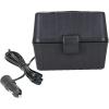 Koolatron 12V Heating Lunch Box Stove, 1.6 Qt (1.5 L) Black 6 ft (1.8m) Power Cord Heats to 300F (149C) Built-In Cord Storage Classic Construction Worker Lunchbox for Car SUV Pickup Truck