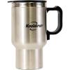 Koolatron 12V Travel Mug – USB Powered, Insulated With Heater, 500 mL (17 oz) – Leakproof Portable Tumbler for Hot And Cold Beverages In Car, SUV, Truck, Office, Home, Dorm, Stainless Steel
