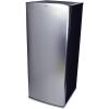 Koolatron Compact Fridge with Freezer, Stainless Steel, 6.2 Cubic Feet (176 L) Capacity, for Snacks, Frozen Meals, Beverages, Juice, Beer, Den, Dorm, Office, Games Room, or RV, Grey