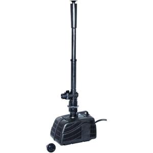 KoolScapes PJ-530, 530 GPH Pond Pump Kit – Includes Water Bell, 3-Tier, Double Daisy Fountain Heads, Flow Control Diverter and Telescopic Riser
