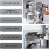 Kenmore Elite Heavy-Duty 6 Qt Bowl-Lift Stand Mixer, 600 Watts, with Flat Beater, Wire Whisk, Dough Hook, Stainless Steel Bowls, LED Light, Digital Countdown Timer, Metallic Grey