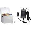 Koolatron Electric Portable Cooler Plug in 12V Car Cooler/Warmer 34L No Ice Thermo Electric With 110 Volt AC to 12 Volt DC Power Adapter Circuit Breaker 5A DC Power Converter 6 Ft Cord