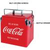Coors Light Ice Chest Cooler – Portable Ice Bucket with Bottle Opener, Vintage Style, Insulated for Camping, Beach, Picnic, RV, BBQs, Tailgating, Fishing,(14 Quarts)