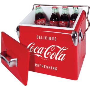 Coors Light Ice Chest Cooler – Portable Ice Bucket with Bottle Opener, Vintage Style, Insulated for Camping, Beach, Picnic, RV, BBQs, Tailgating, Fishing,(14 Quarts)