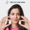 Kenmore Countertop Ice Maker Nugget Machine – Portable Self-Cleaning Máquina de Hacer Hielo para Casa, Crunchy Chewable Pebble Ice, 40lb/24hr Capacity, Stainless Steel(Silver)