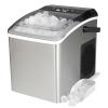 Kenmore Countertop Ice Maker Nugget Machine – Portable Self-Cleaning Máquina de Hacer Hielo para Casa, Crunchy Chewable Pebble Ice, 40lb/24hr Capacity, Stainless Steel(Silver)