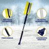 Koolatron Ultra Duty Extendable 43-63” Snow Brush for Trucks XL Swivel Head, Squeegee, Ice Scraper, Ergonomic, Scratch Free Auto Window Snowbrush Windshield Broom for Car, SUV(43″ – 63″)