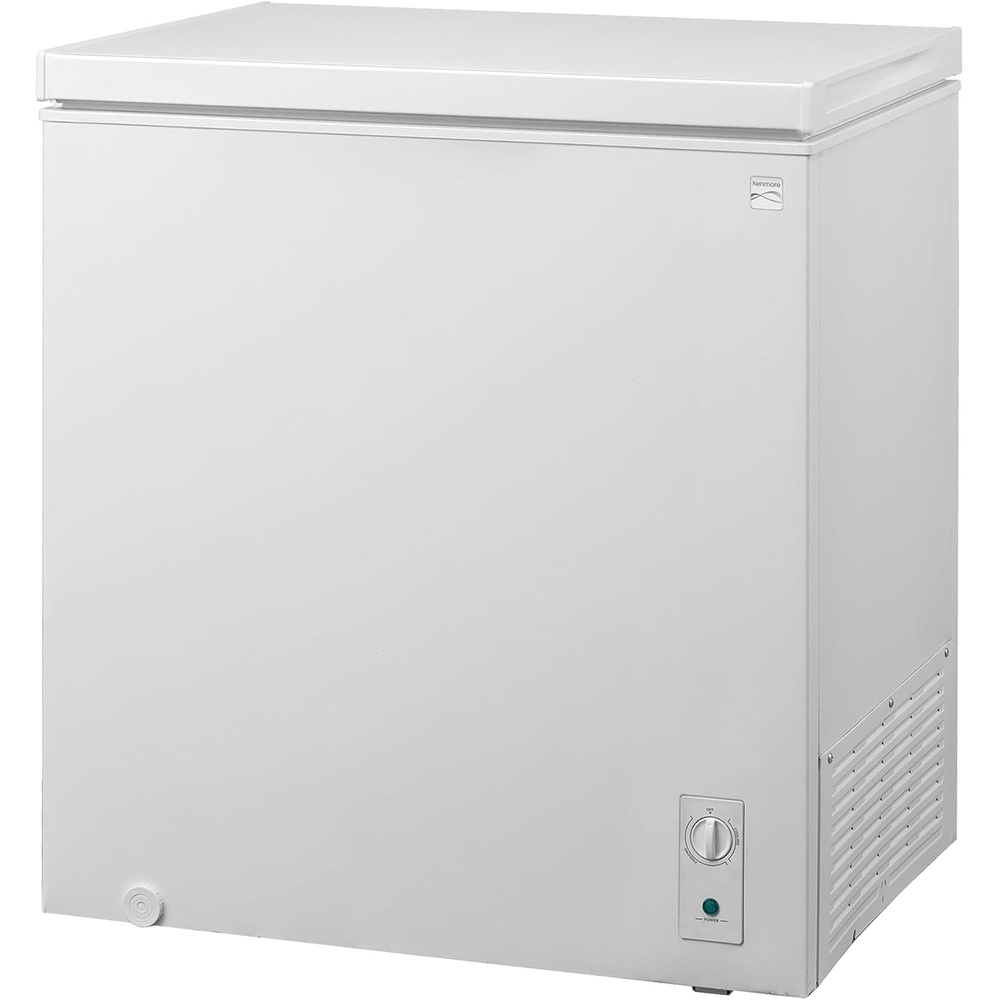 image:imageKenmore Deep Freezer  Convertible RefrigeratorChest Freezer 1 Basket Garage Ready Meat Storage Front Drain Congelador For Home Apartment Basement Cottage 70 Cubic Feet Stand Up White
