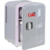Coca Cola Mini Fridge – Refrigerator for Bedroom Office, Portable Table Top Beverage Cooler, 12V 110V Refrigerador For Drinks, Soda, Wine, Use In Car, Dorm, Outdoor, Patio, 6 Can(DC04-B)