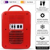 Coca Cola Mini Fridge – Refrigerator for Bedroom Office, Portable Table Top Beverage Cooler, 12V 110V Refrigerador For Drinks, Soda, Wine, Use In Car, Dorm, Outdoor, Patio, 6 Can(World)