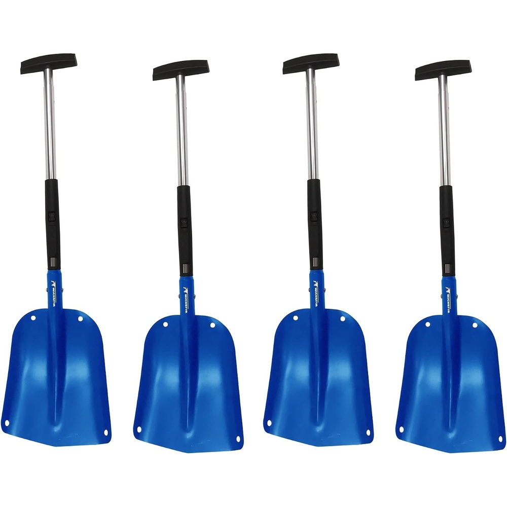image:imageKoolatron Michelin Ultra Compact 40 Folding Utility Snow Shovel for Car Emergency Blue Telescoping Handle Collapsible Lightweight Winter Survival Gear for SUV Truck Snowmobile 4 Pack