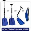 Koolatron Michelin Ultra Compact 40″ Folding Utility Snow Shovel for Car Emergency, Blue, Telescoping Handle, Collapsible, Lightweight, Winter Survival Gear, for SUV, Truck, Snowmobile – 4 Pack