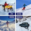 Koolatron Michelin Ultra Compact 40″ Folding Utility Snow Shovel for Car Emergency, Blue, Telescoping Handle, Collapsible, Lightweight, Winter Survival Gear, for SUV, Truck, Snowmobile – 4 Pack